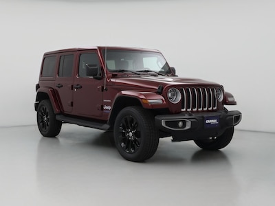 Red 2021 Jeep Wrangler 4XE PHEV Unlimited Sahara