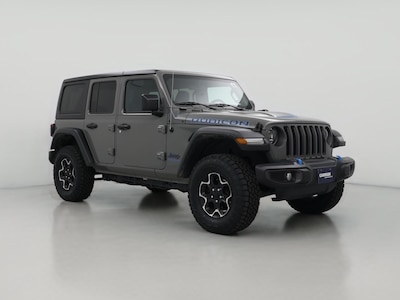 Gray 2023 Jeep Wrangler 4XE PHEV Unlimited Rubicon
