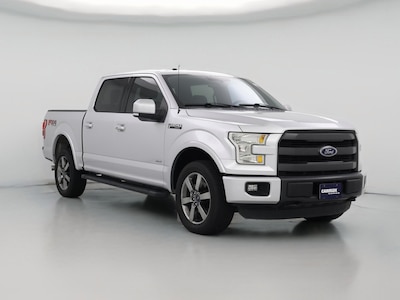 Silver 2015 Ford F150 Lariat