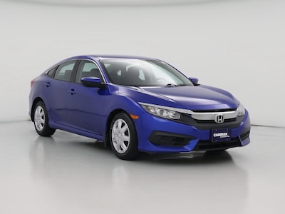 Blue 2017 Honda Civic LX