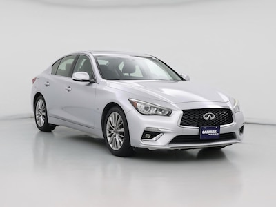 Silver 2018 Infiniti Q50 Luxe