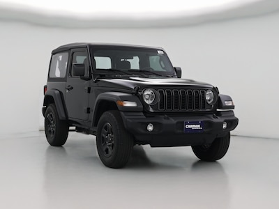 Black 2025 Jeep Wrangler Sport