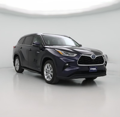 Blue 2020 Toyota Highlander Hybrid Limited
