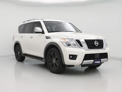 White 2018 Nissan Armada Platinum