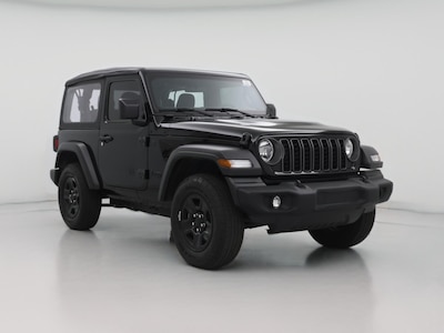 Black 2025 Jeep Wrangler Sport