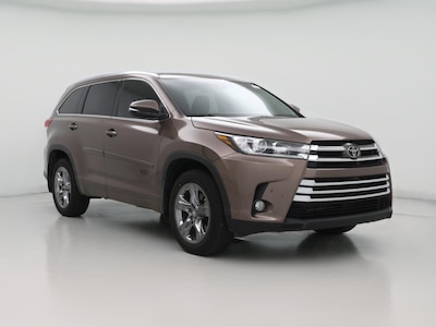 Brown 2018 Toyota Highlander Limited Platinum