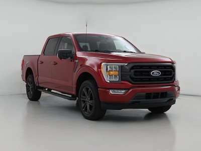 Red 2022 Ford F150 XLT