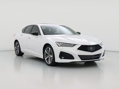 White 2021 Acura TLX SH-AWD Advance
