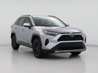 Silver 2022 Toyota RAV4 Hybrid SE