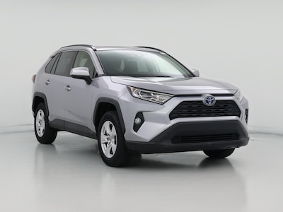 Silver 2021 Toyota RAV4 Hybrid XLE