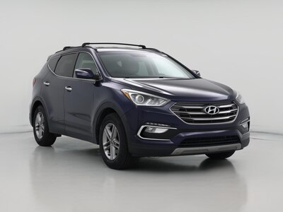 Blue 2017 Hyundai Santa Fe Sport