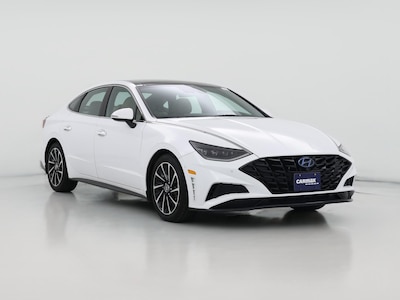 White 2021 Hyundai Sonata Limited