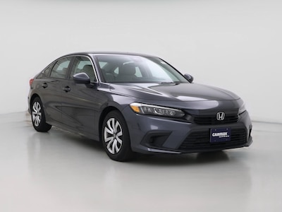 Gray 2022 Honda Civic LX