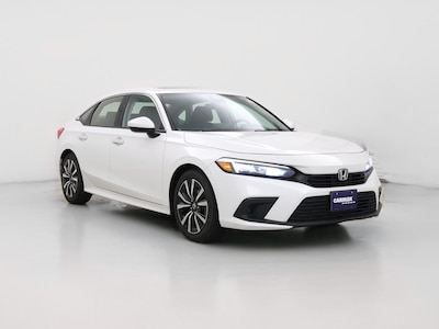 White 2022 Honda Civic EX