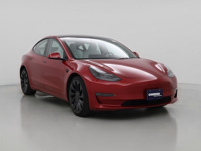 Red 2023 Tesla Model 3 Performance