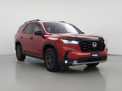 Red 2025 Honda Pilot Trailsport