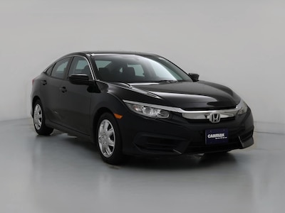 Black 2016 Honda Civic LX