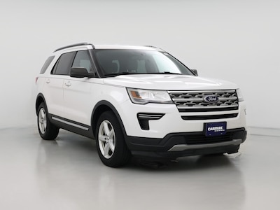White 2018 Ford Explorer XLT
