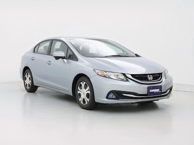 Green 2014 Honda Civic Hybrid
