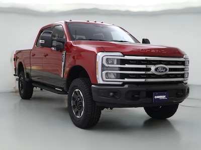 Red 2024 Ford F350 King Ranch