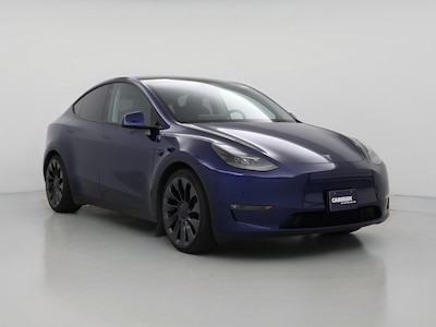 Blue 2023 Tesla Model Y Performance