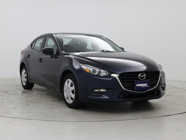 Blue 2017 Mazda MAZDA3 Sport Sedan Front-Wheel Drive Manual