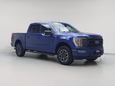 Blue 2022 Ford F150 XLT