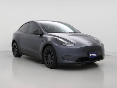 Gray 2022 Tesla Model Y Performance