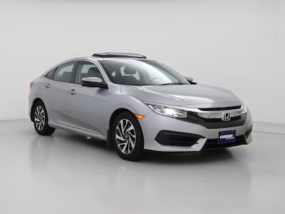 Silver 2017 Honda Civic EX