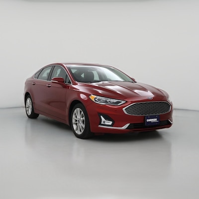 Red 2019 Ford Fusion Energi Titanium