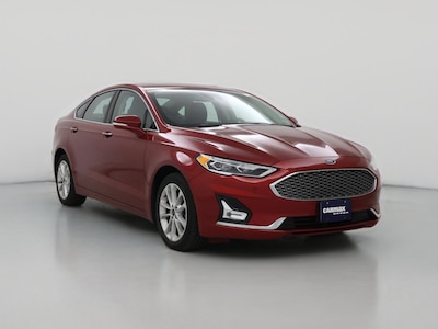 Red 2019 Ford Fusion Energi Titanium