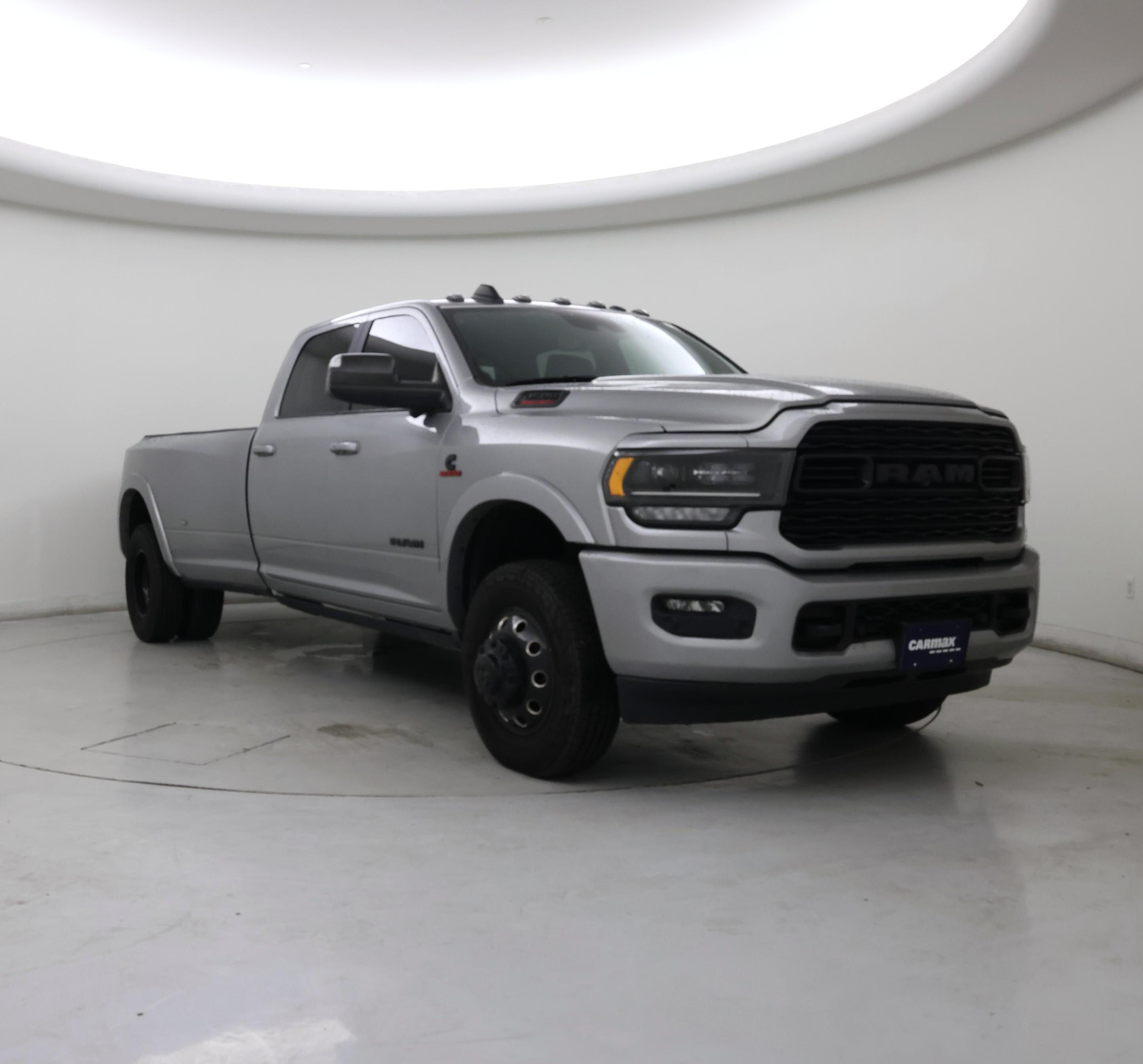 Silver 2022 RAM 3500 Pickup Truck Four-Wheel Drive Automatic