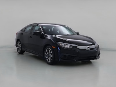Black 2016 Honda Civic EX