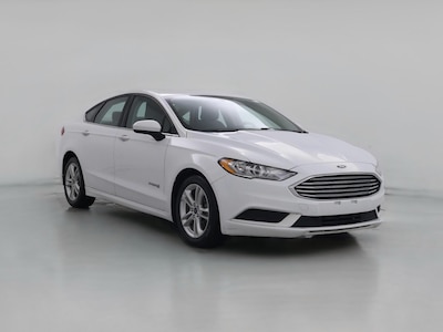 White 2018 Ford Fusion Hybrid SE