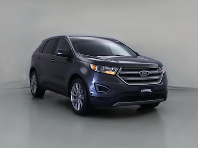 Gray 2017 Ford Edge Titanium
