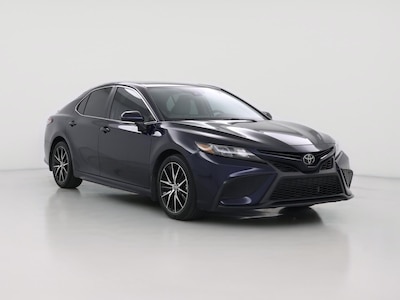 Blue 2022 Toyota Camry SE Night Shade