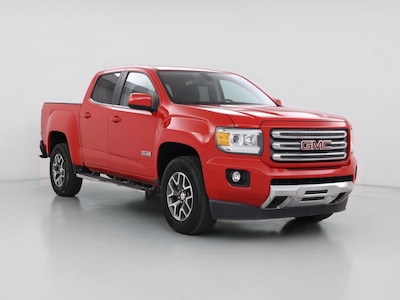 Red 2015 GMC Canyon SLE
