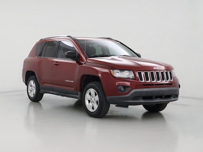 Red 2014 Jeep Compass Sport