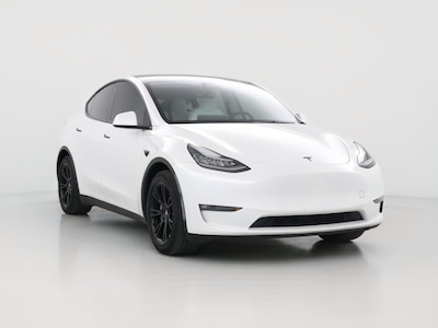 White 2021 Tesla Model Y Long Range