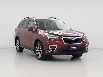 Red 2021 Subaru Forester Limited