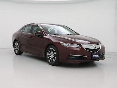 Red 2015 Acura TLX