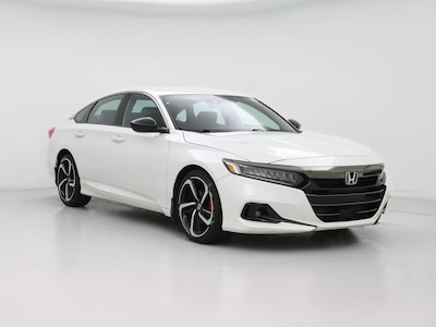White 2021 Honda Accord Sport