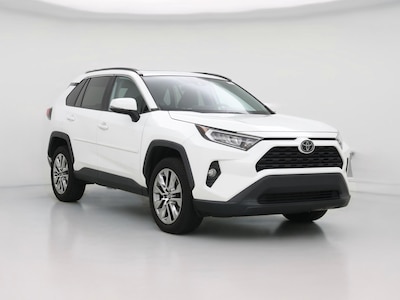 White 2020 Toyota RAV4 XLE Premium