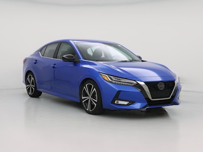 Blue 2021 Nissan Sentra SR