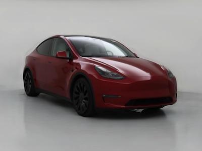 Red 2023 Tesla Model Y Performance
