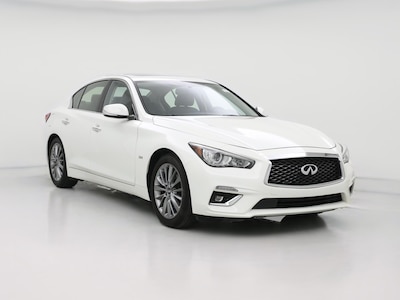 White 2019 Infiniti Q50 Luxe