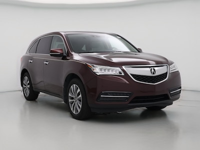 Red 2014 Acura MDX