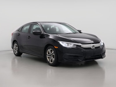 Black 2018 Honda Civic LX