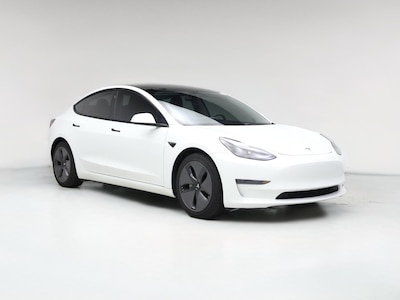 White 2021 Tesla Model 3 Standard Range Plus