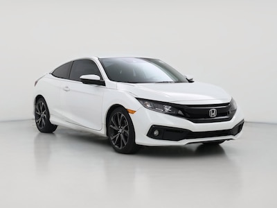 White 2019 Honda Civic Sport
